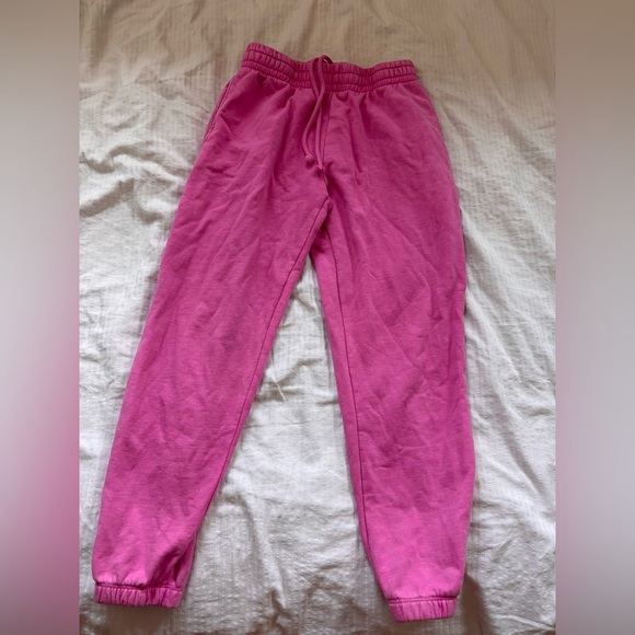 Garage Hot Pink Sweatpants - Picture 1 of 3